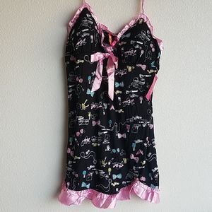 NWT Jennifer Moore Girly Girl Slinky Knit Nightie